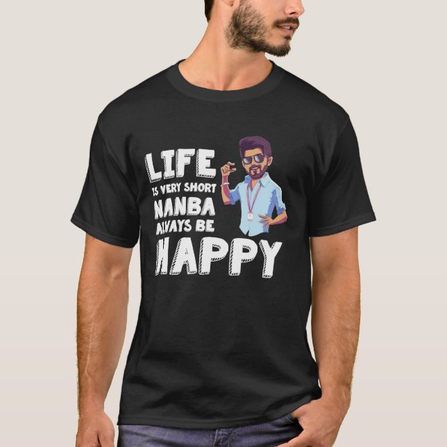 Master Vijay - Always be happy  Classic T-Shirt (Front)