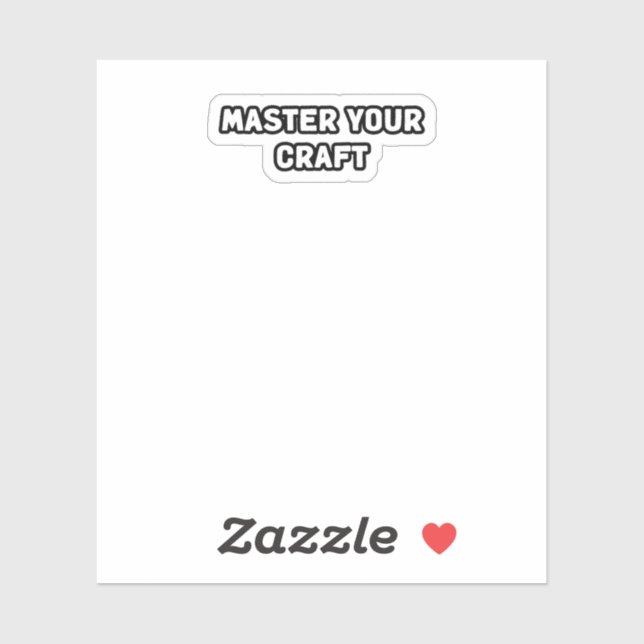 Master Your Craft Expertise Dedication Skill  (Sheet)