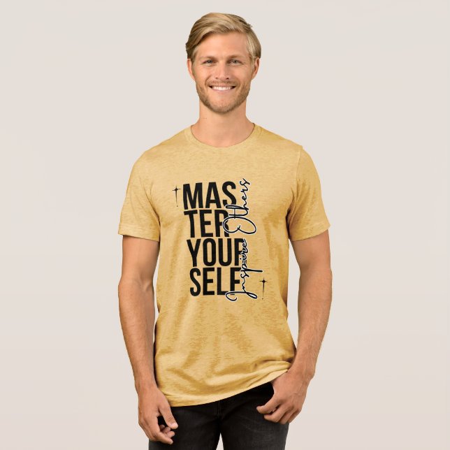 Master Yourself Tri-Blend Shirt (Front Full)