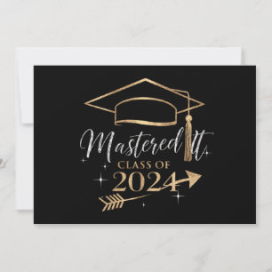 Mastered It Class of 2024 Graduation Gifts for Her Announcement