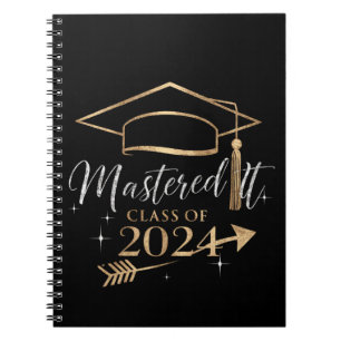 Mastered It Class of 2024 Graduation Gifts for Her Notebook