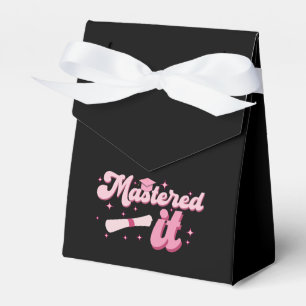 Mastered It Masters Degree Graduate MBA Graduation Favor Box