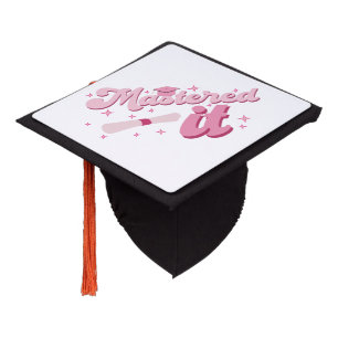 Mastered It Masters Degree Graduate MBA Graduation Graduation Cap Topper