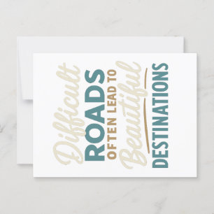 Masterpiece in Progress – Motivation Quote  Postcard