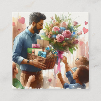 Masterpiece Mentor  Square Business Card