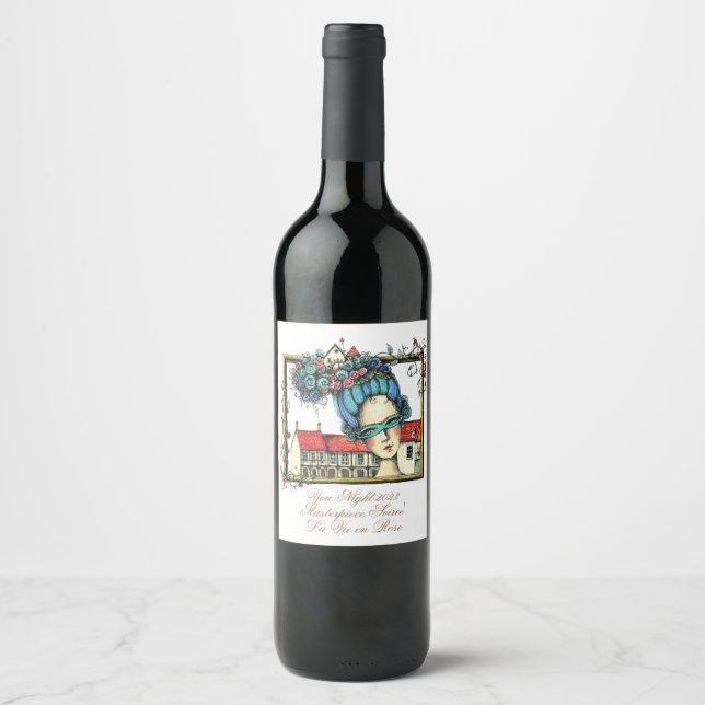 Masterpiece Soiree' Wine Bottle Label (Front)