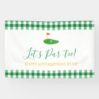 Masters Birthday Golf Theme for Older Adult 40th