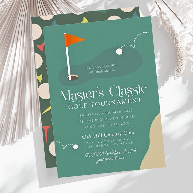 Master's Classic Golf Tournament Invitation (Creator Uploaded)
