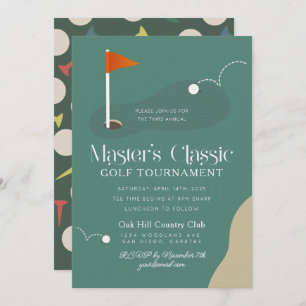 Master's Classic Golf Tournament Invitation