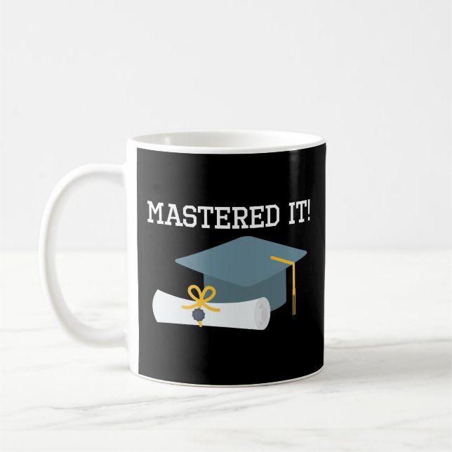 Masters Degree Graduation 2018 Mastered Coffee Mug (Left)