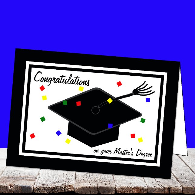 Masters Degree Graduation Card (Creator Uploaded)