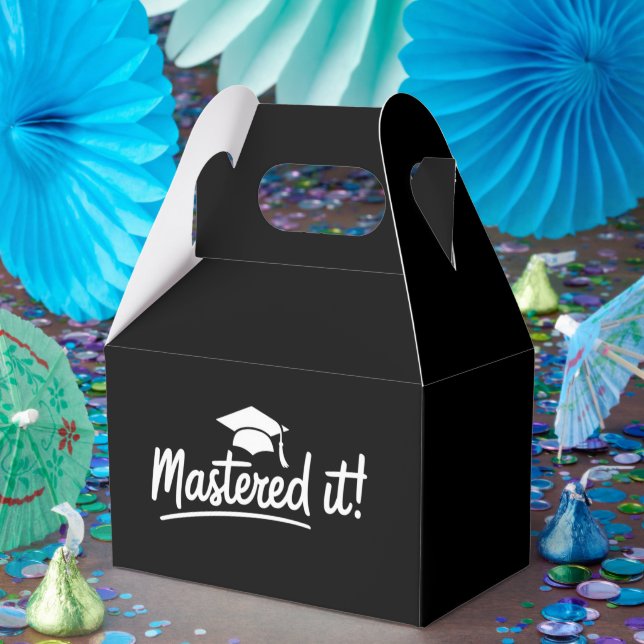 Masters Degree Graduation Gift Mastered It  Favor Box (Party)