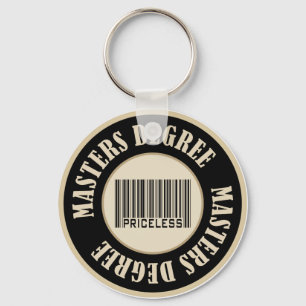 Masters Degree Priceless Keychain