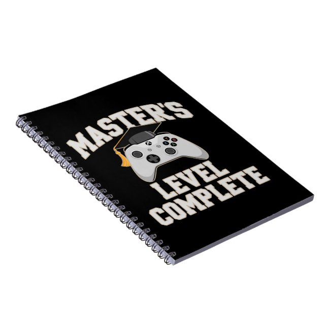 Master's Gamer Graduate Class of 2026 Graduation  Notebook (Right Side)