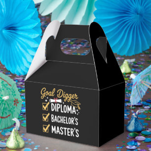 Masters Graduation Goal Digger Mastered It Class  Favor Box
