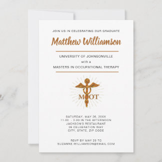 Masters in Occupational Therapy Graduation Symbol Announcement