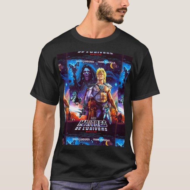 Masters Of The Universe 80s Movie He Man Scifi T-Shirt (Front)