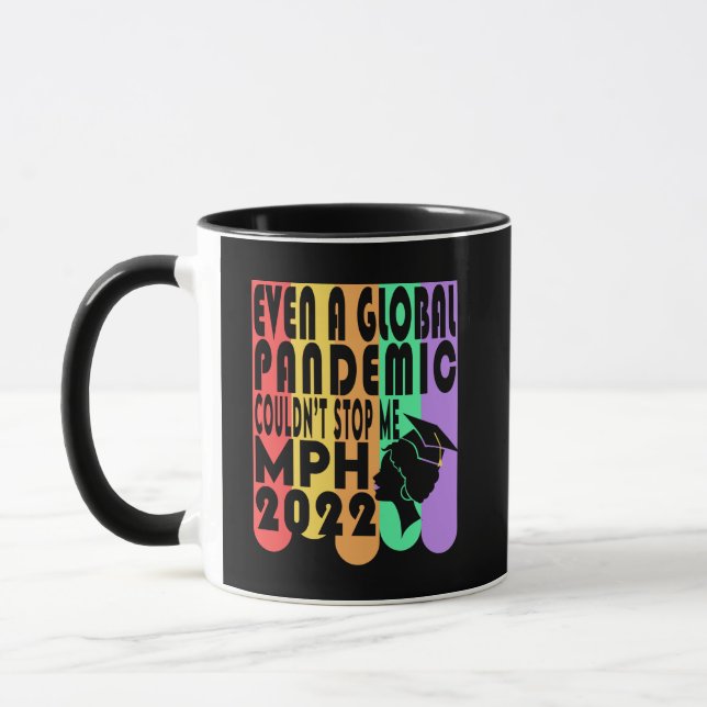 Masters Public Health 2022 MPH Graduation Gift Mug (Left)
