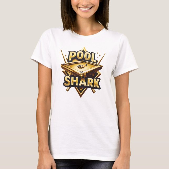 Masterstroke: Pool Shark on Table T-Shirt (Front)