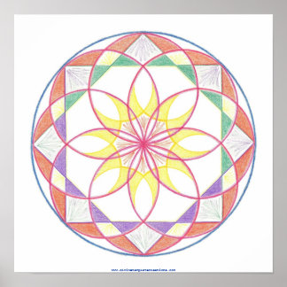Mastery Mandala Poster