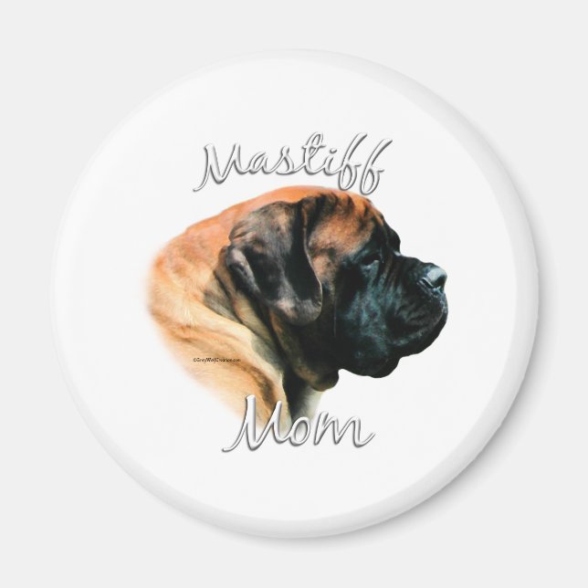 Mastiff (apricot) Mom 2 Magnet (Front)