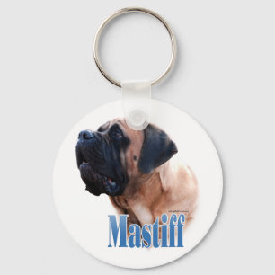 Mastiff (apricot) Name Keychain