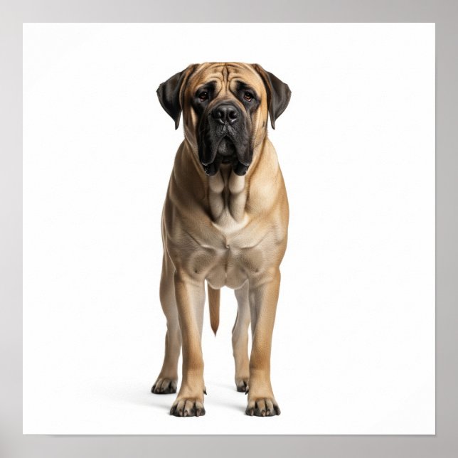 Mastiff Art Poster (Front)