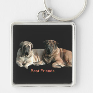 Mastiff Best Friends  Keychain