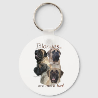 Mastiff Blondes Keychain