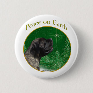Mastiff (brindle) Peace 2 Inch Round Button