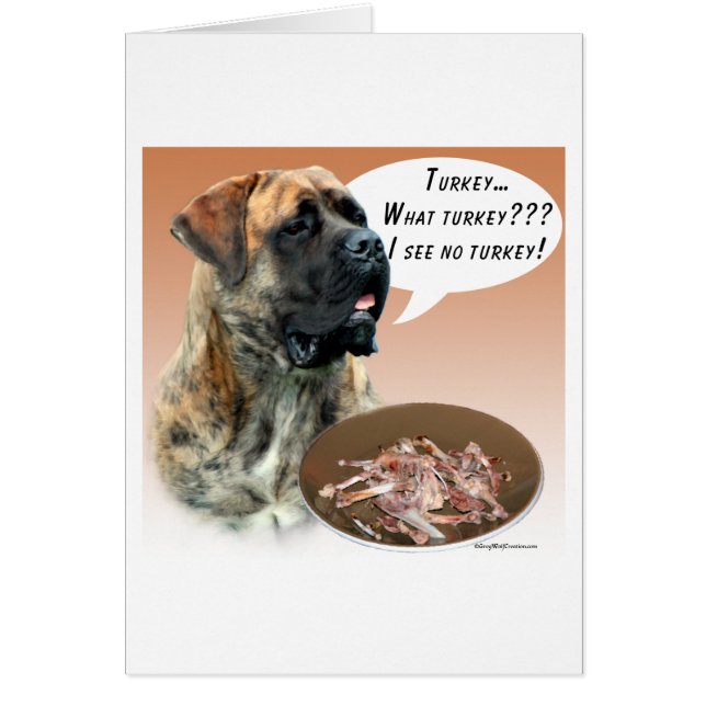 Mastiff (brindle) Turkey (Front)