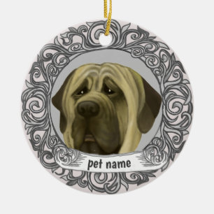 Mastiff Chien Amoureux Mémoire ornement