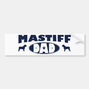 Mastiff Dad Bumper Sticker