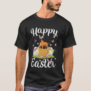 Mastiff Dog Happy Easter Egg Hunt Bunny Ear Easter T-Shirt