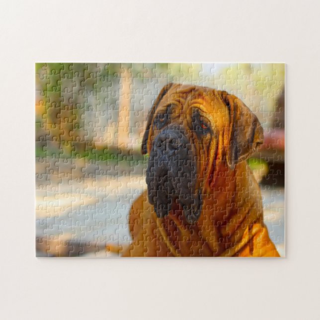 Mastiff Dog. Jigsaw Puzzle (Horizontal)
