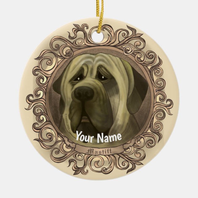 Mastiff Dog ornement (Devant)