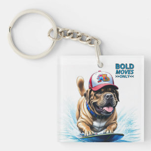 Mastiff Dogue anglais planche de surf vacances