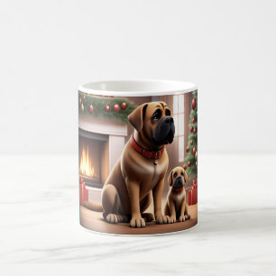 Mastiff englische Dogge Christmas Coffee Mug