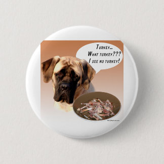 Mastiff (fawn) Turkey 2 Inch Round Button
