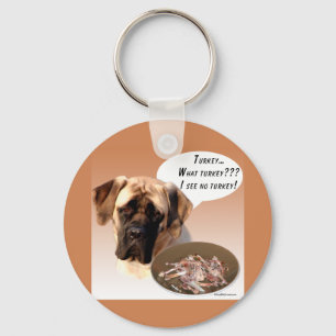 Mastiff (fawn) Turkey Keychain