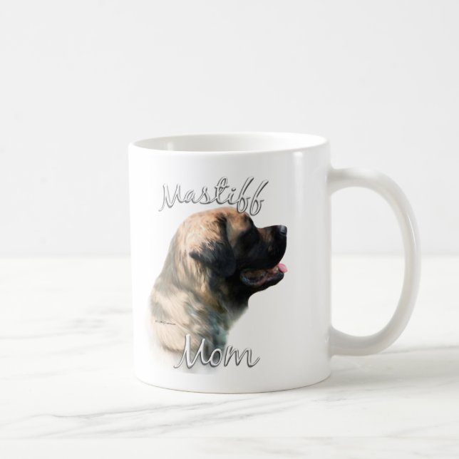 Mastiff (fluffy) Mom 2 Coffee Mug (Right)