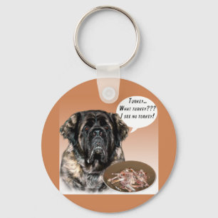 Mastiff (fluffy) Turkey Keychain