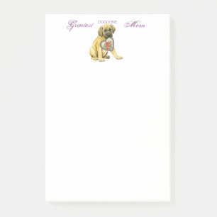 Mastiff Hearts Mom Post-it Notes