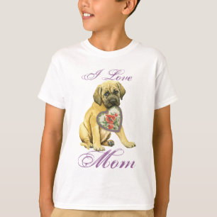 Mastiff Hearts Mom T-Shirt