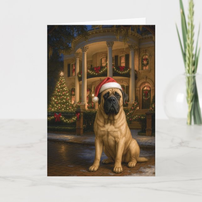 Mastiff Holiday Card (Front)