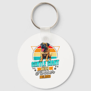 Mastiff Lover Funny Mastiff Dog Retro  Keychain