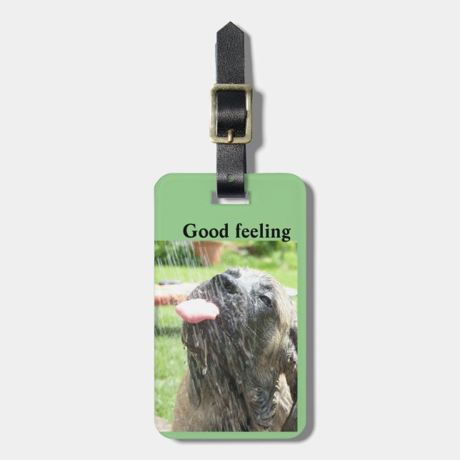 Mastiff luggage trailer Good feeling Luggage Tag (Front Vertical)