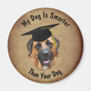 Mastiff My Dog Is Smarter Than Your Dog Funny Magnet