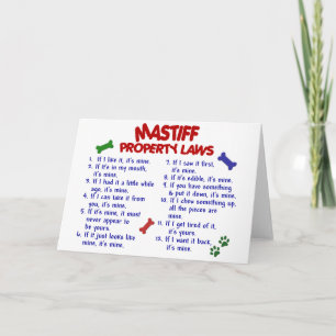 MASTIFF Property Laws 2 Card