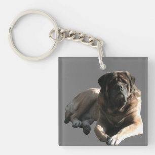 Mastiff Sanfter Riese Keychain